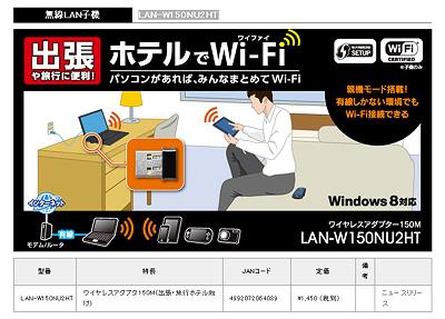 LAN-W150NU2HT